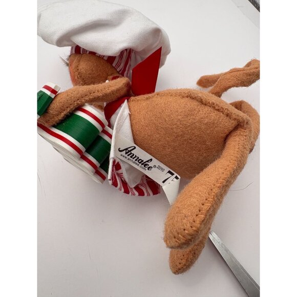 Annalee Christmas Mouse Ribbon Candy Maker 75th Anniversary Chef 2010 - Picture 5 of 9